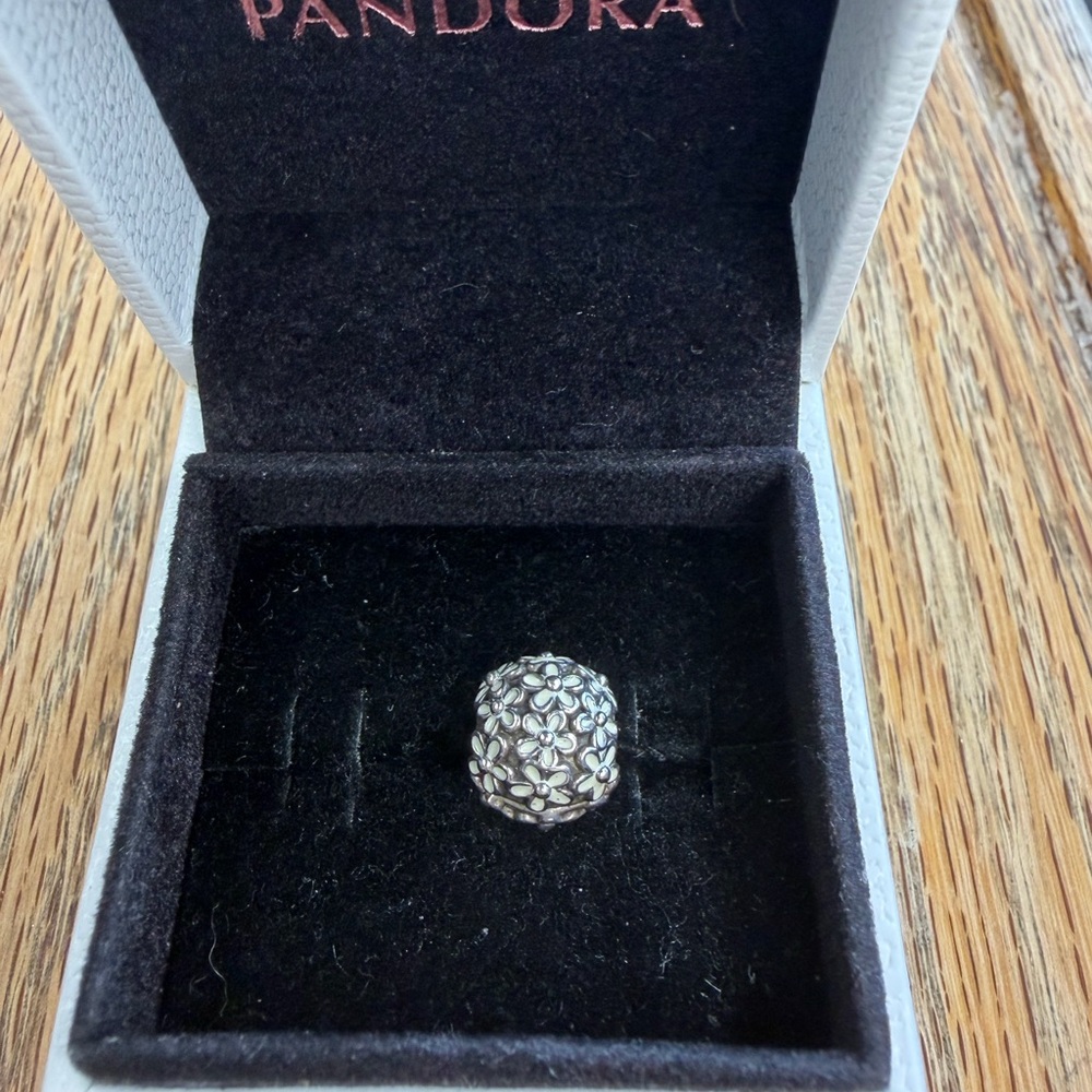 RETIRED Pandora Darling Daisy Meadow Clip #791494EN12 - Picture 3 of 3